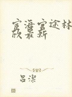 宦海官途林峰宁欣最新