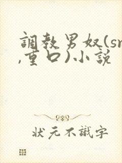 调教男奴(sm,重口)小说