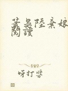 萧晏陆弃娘全本阅读