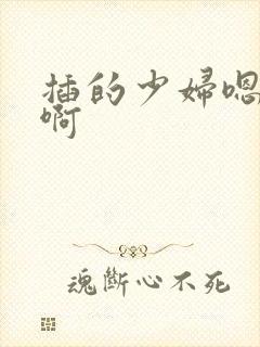 插的少妇嗯啊嗯啊