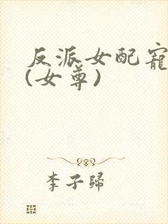 反派女配宠夫记(女尊)