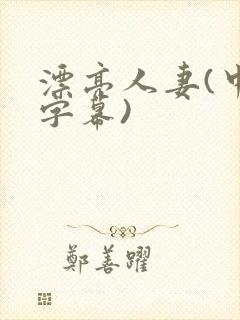 漂亮人妻(中文字幕)