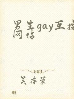 男生gay互操网站