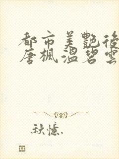 都市美艳后宫(唐枫温碧云)