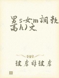 男s女m调教(高h)文