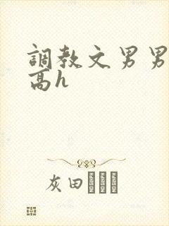 调教文男男小说高h