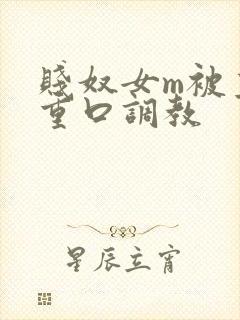 贱奴女m被主人重口调教封面