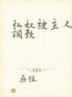 私奴被主人玩弄调教