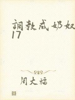 调教成奶奴1～17