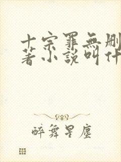 十宗罪无删减原著小说叫什么