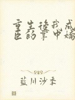 重生后我成了权臣的掌中娇哪里看