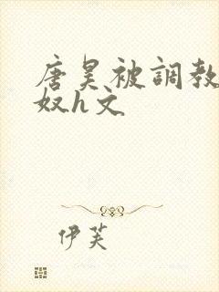 唐昊被调教成肉奴h文