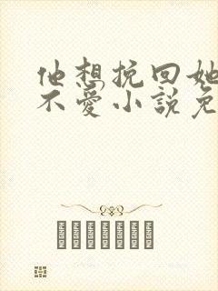 他想挽回她却已不爱小说免费阅读