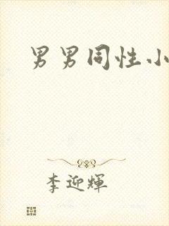 男男同性小说h