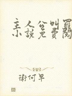 主人公叫罗铮的小说免费阅读笔趣阁