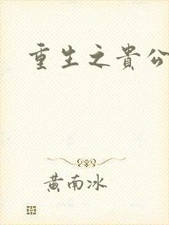 重生之贵公子封面