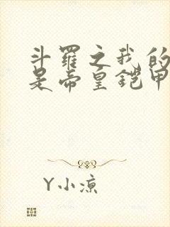 斗罗之我的武魂是帝皇铠甲小说封面