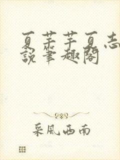 夏芊芊夏志伟小说笔趣阁