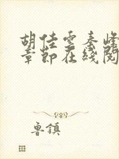 胡佳云秦峰最新章节在线阅读