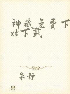 神藏免费下载txt下载