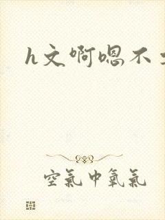 h文啊嗯不要封面