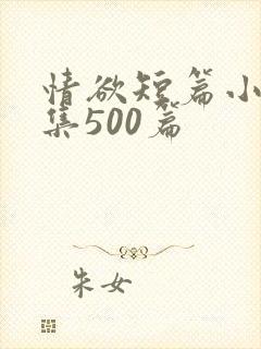 情欲短篇小说合集500篇