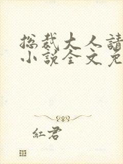 总裁大人请温柔小说全文免费阅读封面