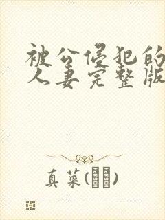 被公侵犯的漂亮人妻完整版