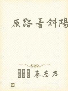 原路看斜阳番外