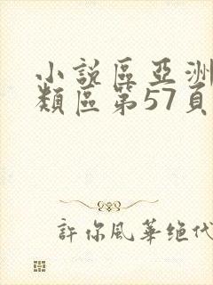 小说区亚洲区另类区第57页