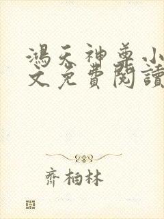 鸿天神尊小说全文免费阅读无弹窗