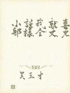 小说我就喜欢他那样全文免费阅读封面