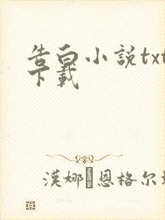 告白小说txt下载