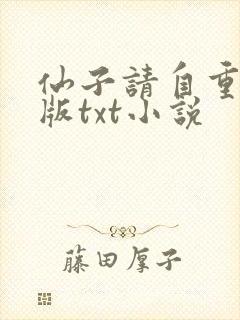 仙子请自重精校版txt小说