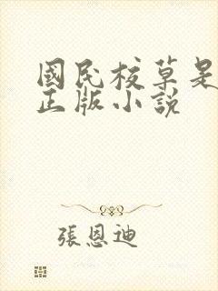 国民校草是女生正版小说