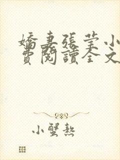 娇妻张莹小说免费阅读全文