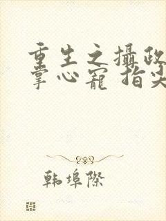 重生之摄政王的掌心宠 指尖方寸