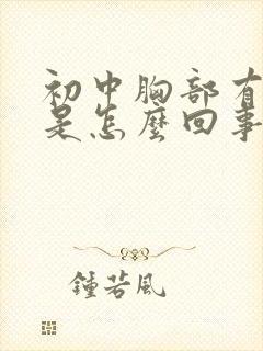 初中胸部有硬块是怎么回事