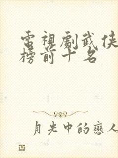 电视剧武侠排行榜前十名