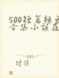 500短篇辣文合集小说在线阅读封面