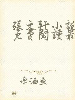 张文轩小说全文免费阅读最新章节