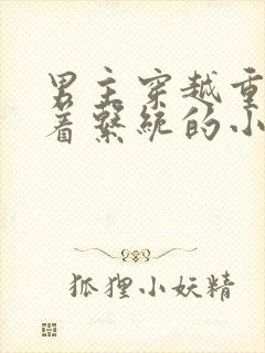 男主穿越重生带着系统的小说