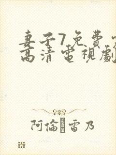 妻子7免费完整高清电视剧在线看