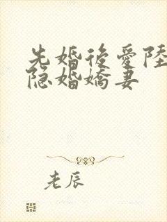 先婚后爱陆总的隐婚娇妻