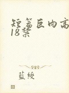 短篇巨肉高h文18禁