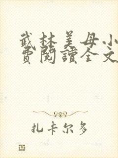 武林美母小说免费阅读全文最新章节