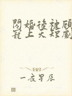 闪婚后被顾先生宠上天短剧