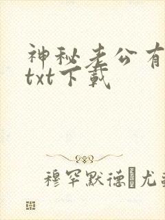 神秘老公有点坏txt下载封面