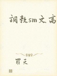 调教sm文高h封面