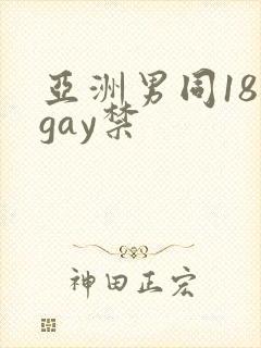 亚洲男同18 gay禁